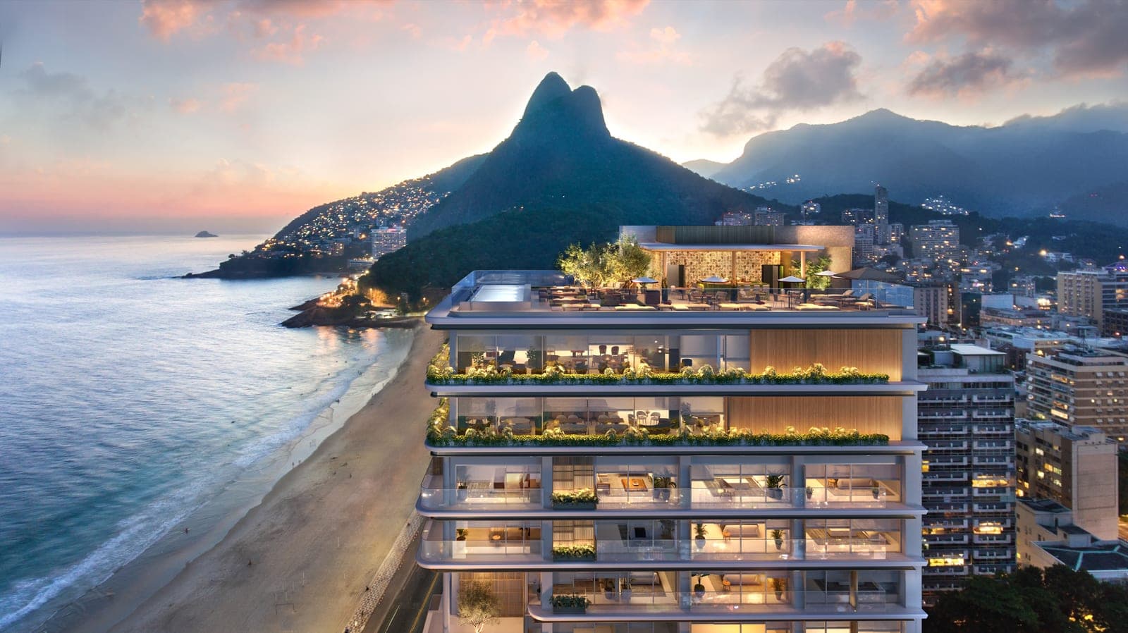 Four Seasons Rio, terraço, vista aérea