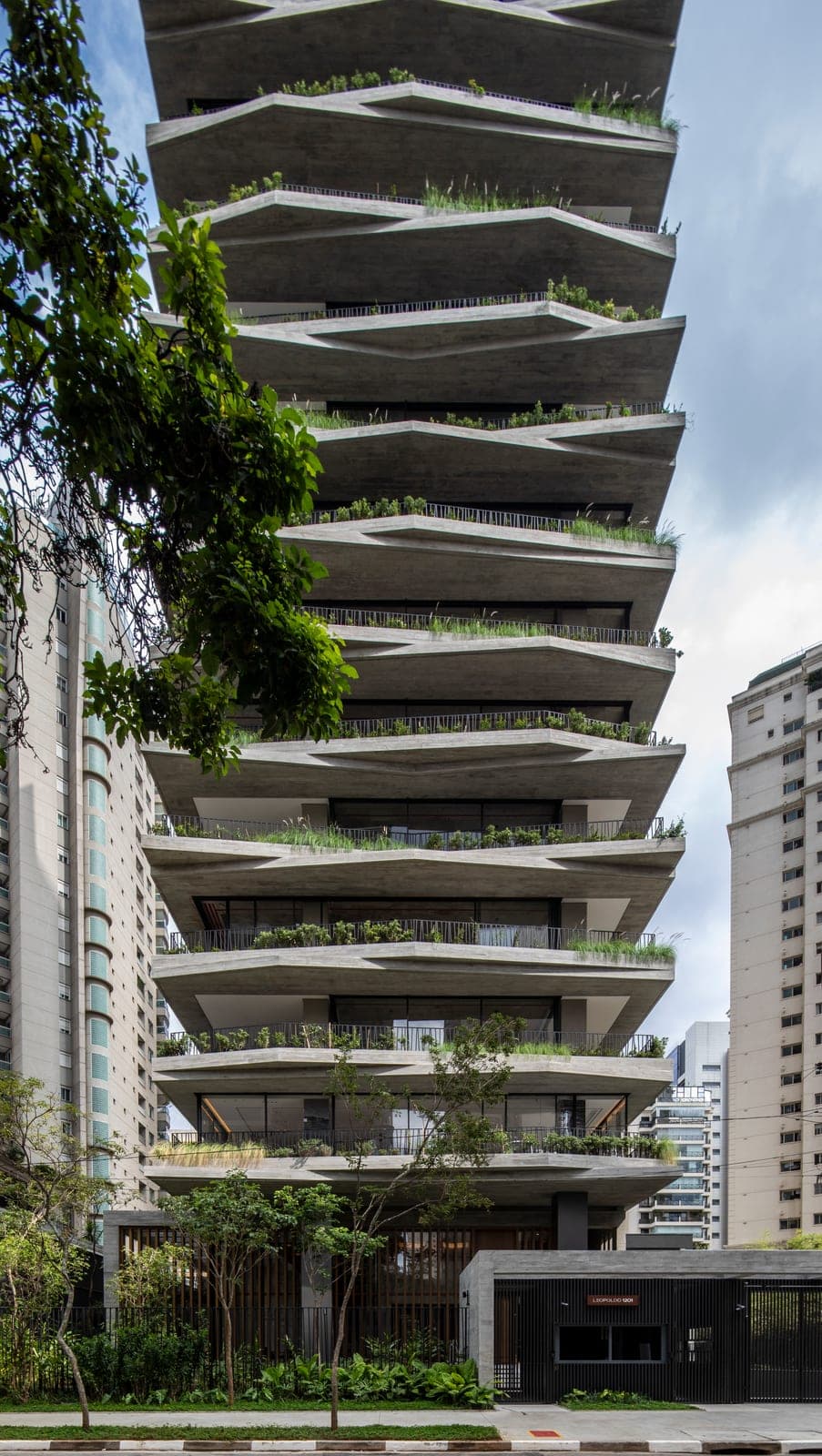 Leopoldo 1201, torre, vista lateral