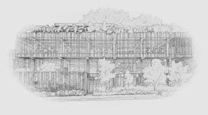 Monousuário Jardins, ilustração da fachada