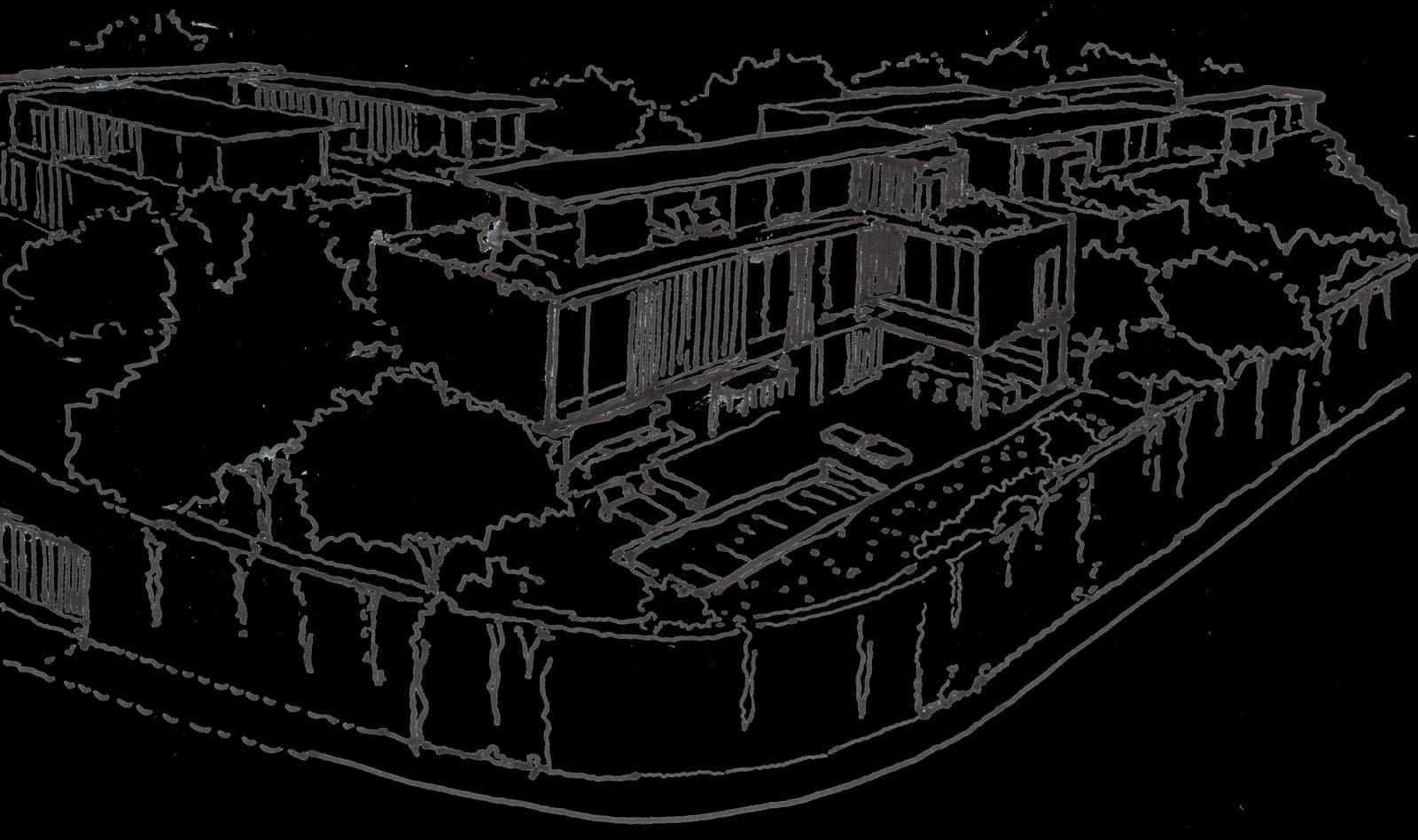 Villas Cidade Jardim, croqui da implantação